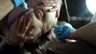 Submissive Husband Upclose Swollen Asshole Fisted