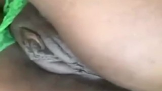 Shaking ass showing pussy