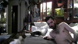 Porn + Yanking My Otter Penis For An Intense Orgasm At Friend's Home Alone