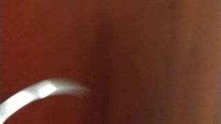 SlutwifeKK deepthroats hotel door handle