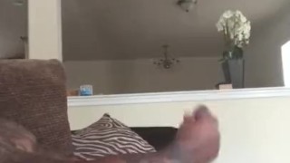 Sexy BBC strokes dick until explosions