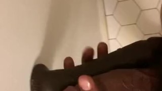 Frottage w/ BBC Dildo Morning Nut