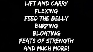 Musclehog Stuffing his Huge Belly in Levi Jeans