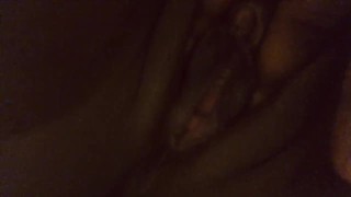 Playing My Big Juicy Pussy At Work 