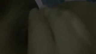 Shy girl masturbates fingering, loud sounds