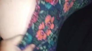 Sexy college girl takes my big dick down her throat and deep in her pussy