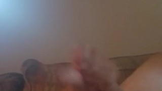 Stroking in the morning. Lots of cum