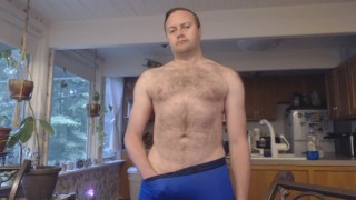 Cumming on the table