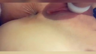 Intense orgasm with huge contractions