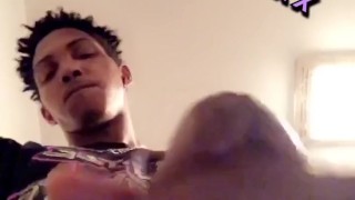 Young bull (MannyKillã) bust a load in stepmom bathroom