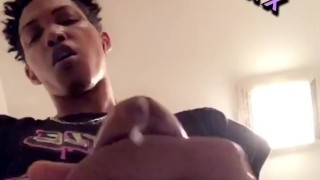 Young bull (MannyKillã) bust a load in stepmom bathroom