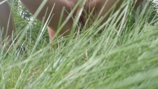 Peeing in public. Giving myself to the earth.