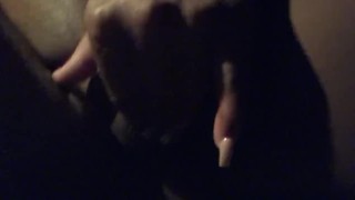 Rubbing this FAT pussy while driving