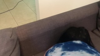 Step sister with a big ass plays on her brothers ps4 then gets fucked!