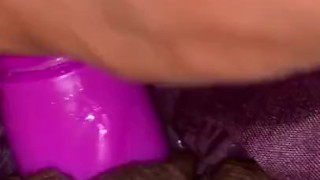 Barefoot and masterbating