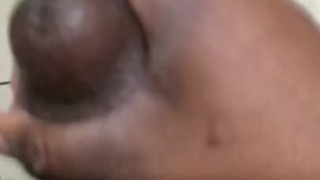 Quick nut on break in bathroom