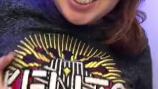 Having fun in the Airplane with my Big Titties