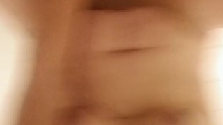 Fucking my BBC dildo in the shower