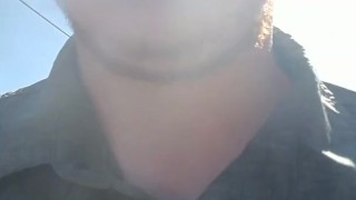 Sucking a big black tip in public