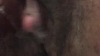 Creaming on a hard dick