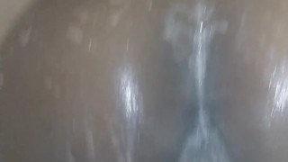 big ass bouncing on dildo slomo