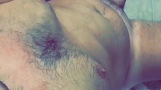 Touching myself before shower