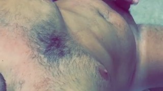 Touching myself before shower