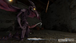 RIDLEY THE SPACE RAPTOR TRIES TO DRINK HIS OWN THICK SPUNK [DRAGON]