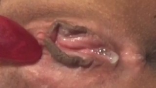 Cumming while I play with my vibrator