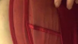 Sexy underwear huge natural tits
