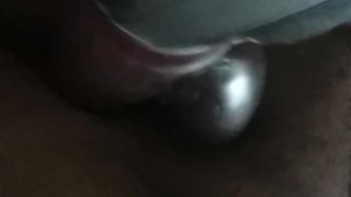 Dani pleasures her hair pussy with vibrating, rotating rabbit
