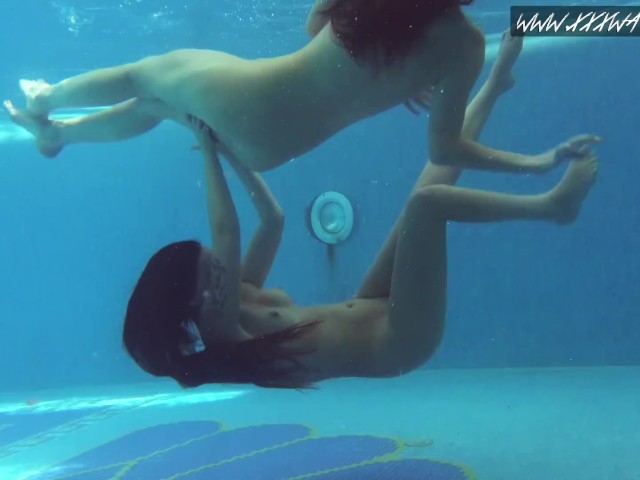 Fat Lady Underwater - Hot Girls Underwater in the Pool Mia and Lina - Free Porn Videos - YouPorn
