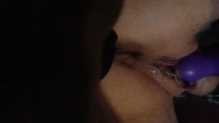 Staying busy while my husband..............Takes a shower..stay tuned till