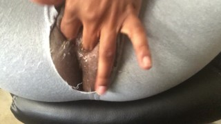 Squirted so much it dripped onto the floor!!!