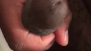 WATCHING MY HUSBAND STROKE HIS COCK AND CATCHING HIS FAT LOAD