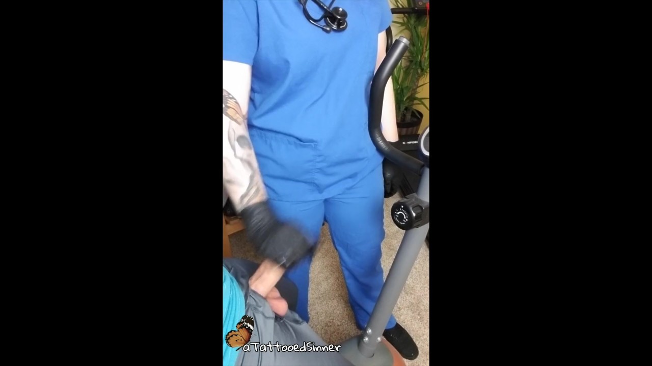 Nurse masturbate at work