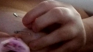 teasing nipple with clothes pin