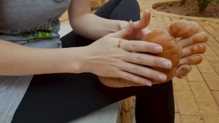 Sucking and Spitting My Dirty Feet