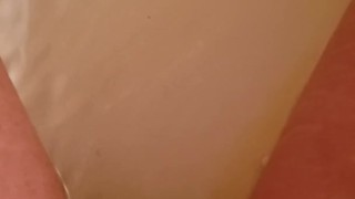 Petite Girl Pisses In Own Bath Water
