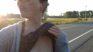 Public Titty Flash