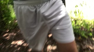 FREEBALLING in White Shorts