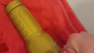 Cum on Pocket Pussy