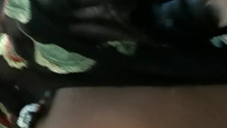 Creampie upclose dildo play