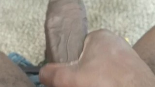 Christian Disroe(me) stroking my dick