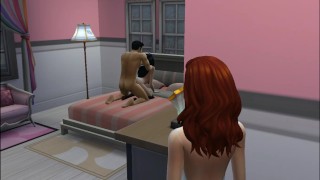 Sims 4 - Common days in family - daddy, I can't resist anymore