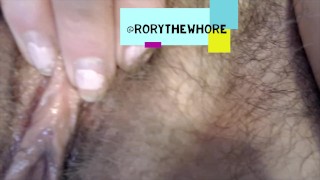 Rubbing My Hairy Cunt