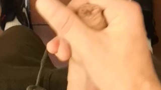 POV Alone at work quick wank in the bathroom