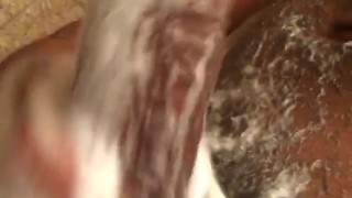 Shower fun masturbation