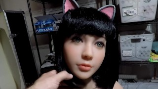 Jinsan WM head 56 with Kitty Cat Wig
