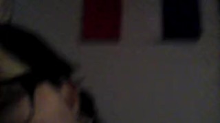 BBW sucking off her toy